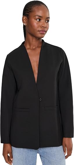 Washable Flex Ponte Shaped Blazer