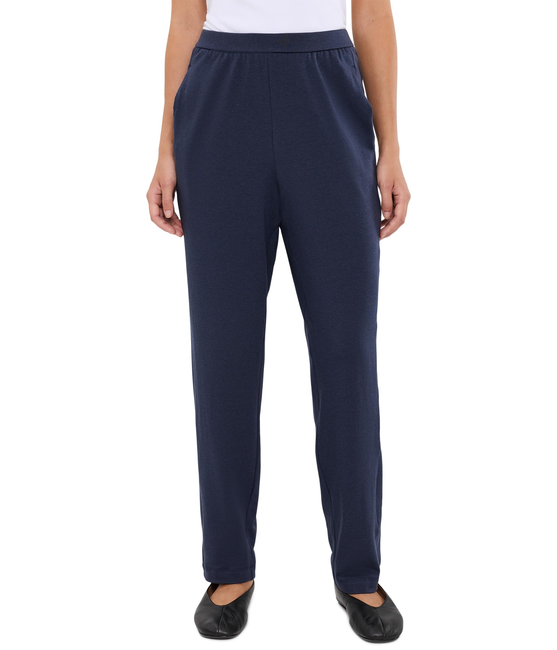 Cozy Brushed Terry Hug Slouch Ankle Pants