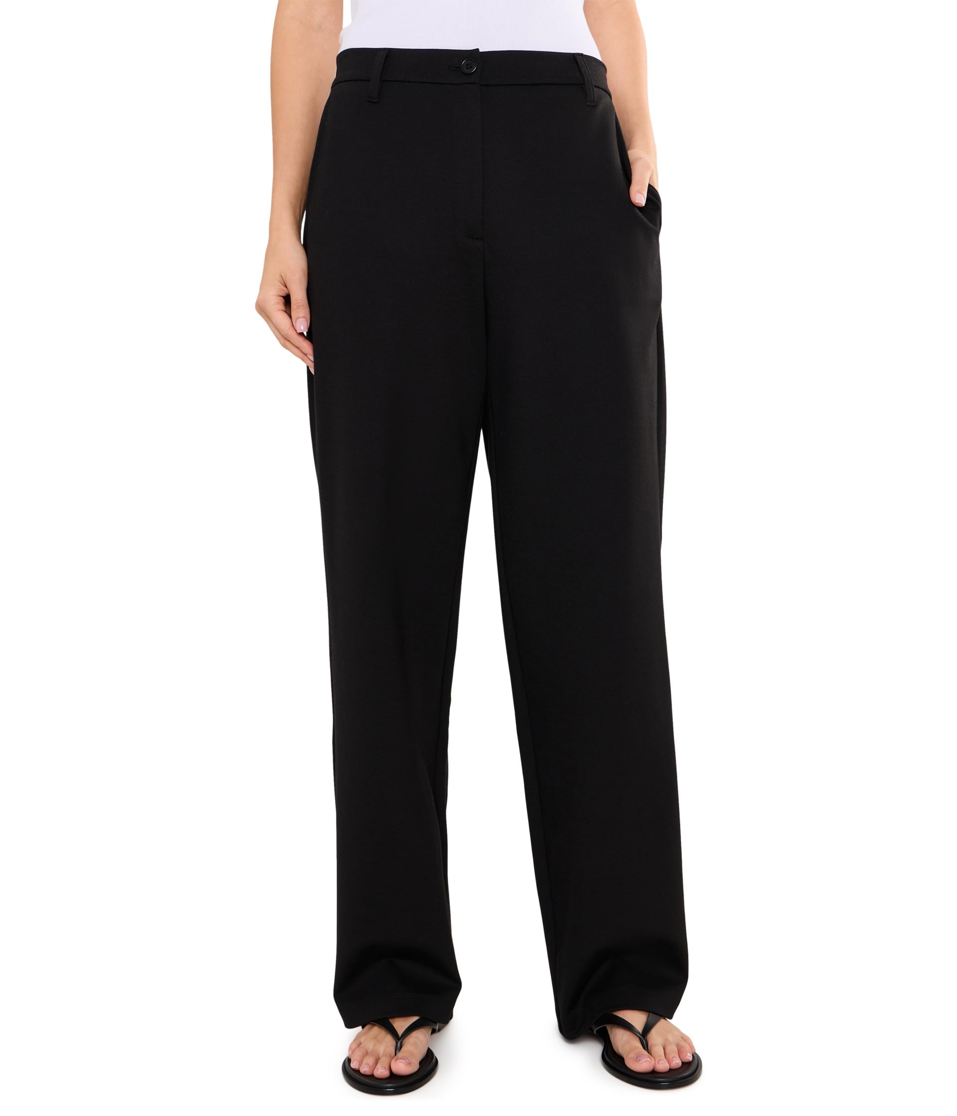 Washable Flex Ponte Full Length Trouser