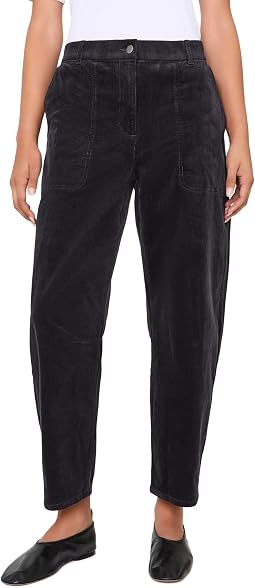 Organic Cotton Stretch Corduroy Ankle Arch Pants