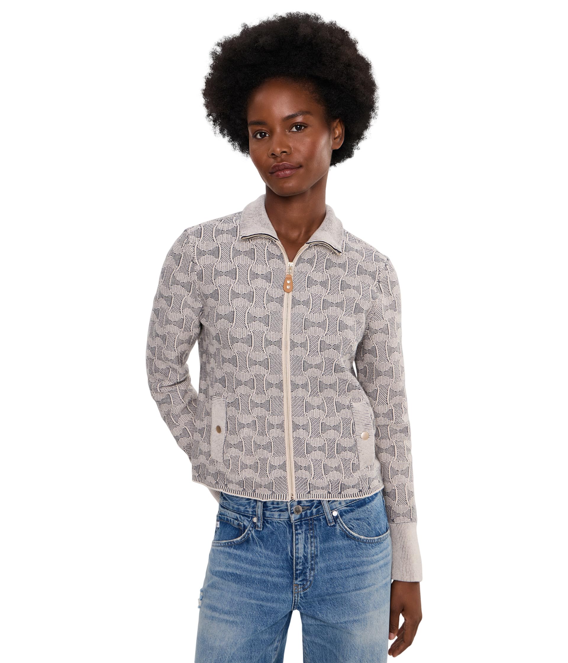 Dapper Swirl Knit Jacket