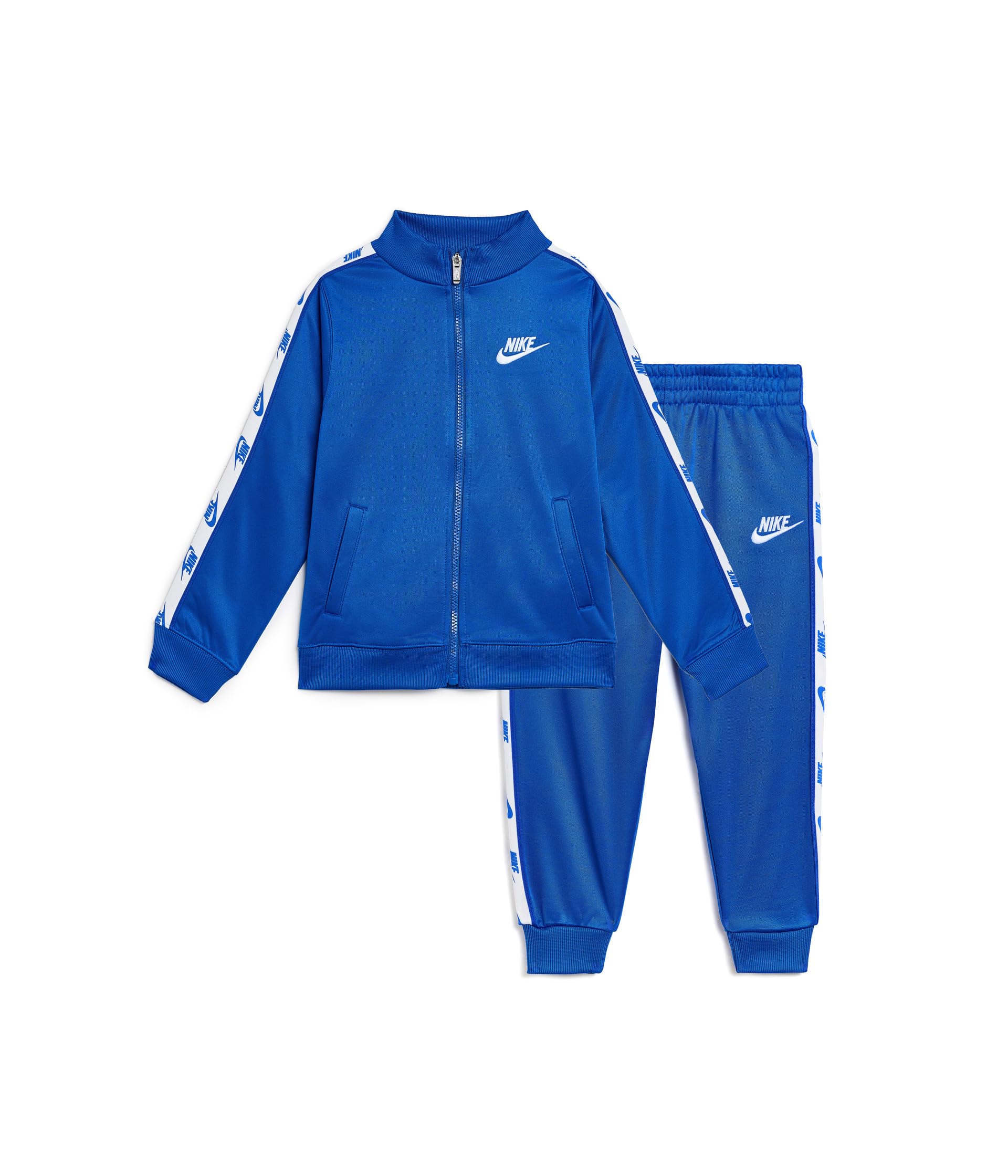 Full Zip Set with Logo Taping (Little Kid)
