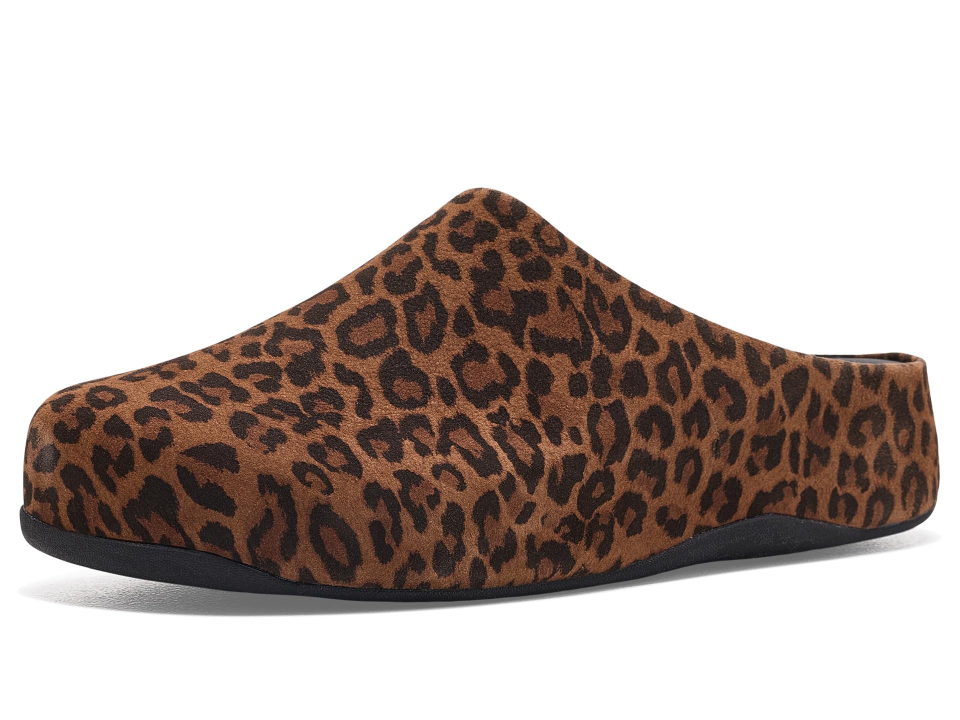 Shuv Suede Leopard Mules