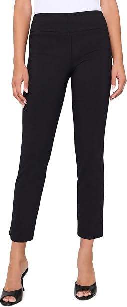 Control Stretch Pull-On Pants with Side Vent Detail