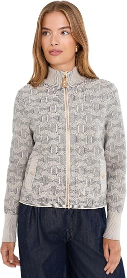 Petite Dapper Swirl Knit Jacket