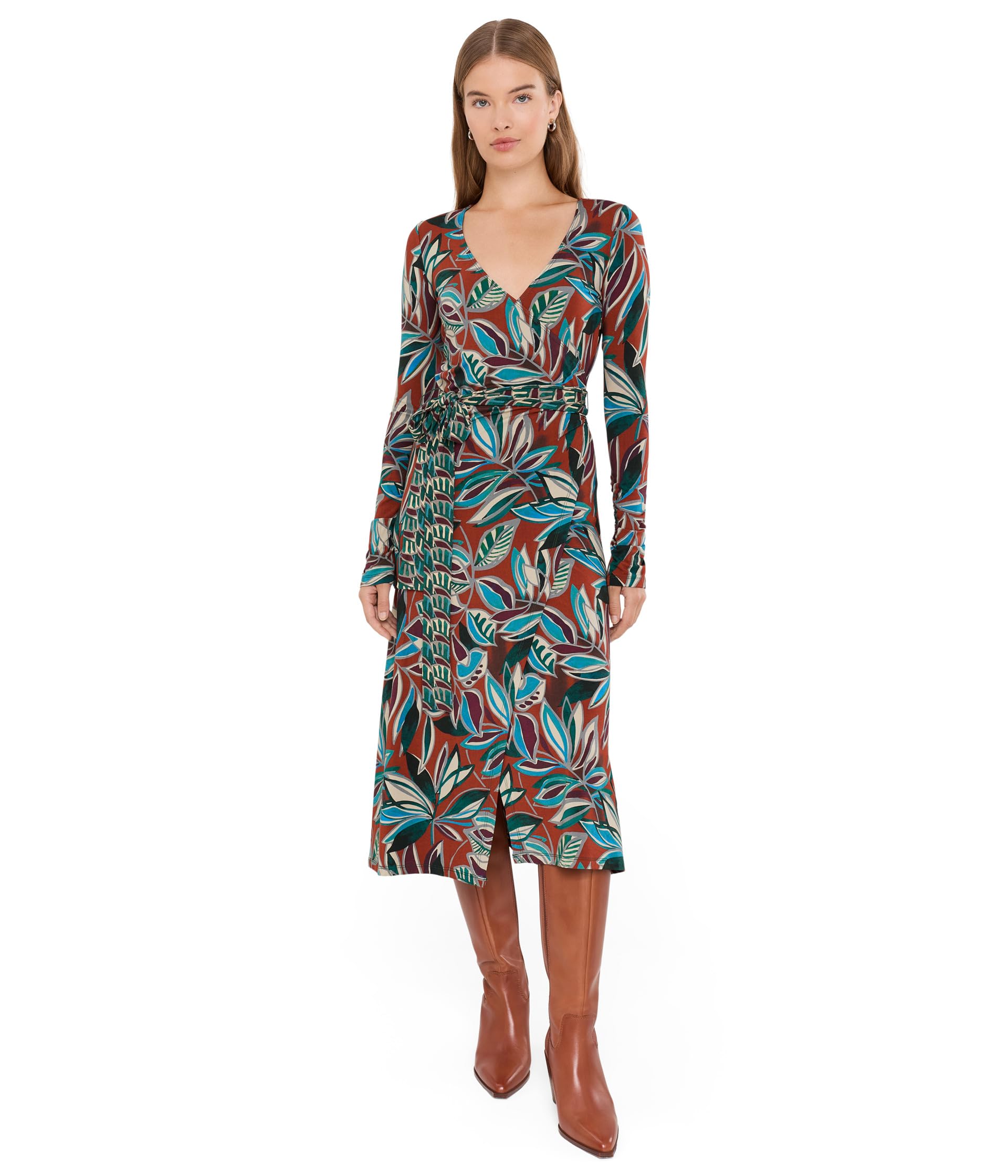 Платье Johnny Was The Janie Favorite Ruched Sleeve Wrap