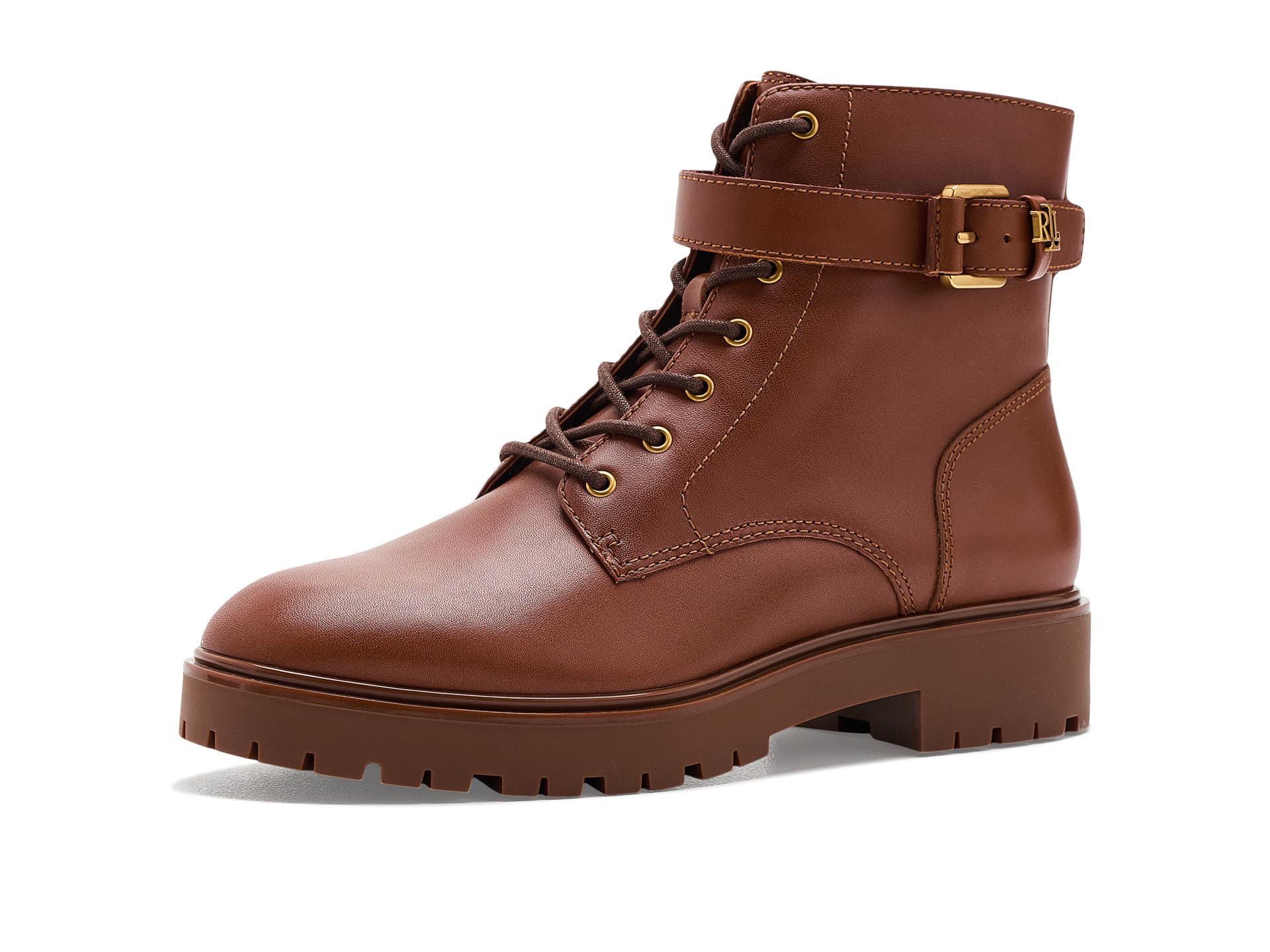 Allyson Calfskin Logo-Keeper Booties