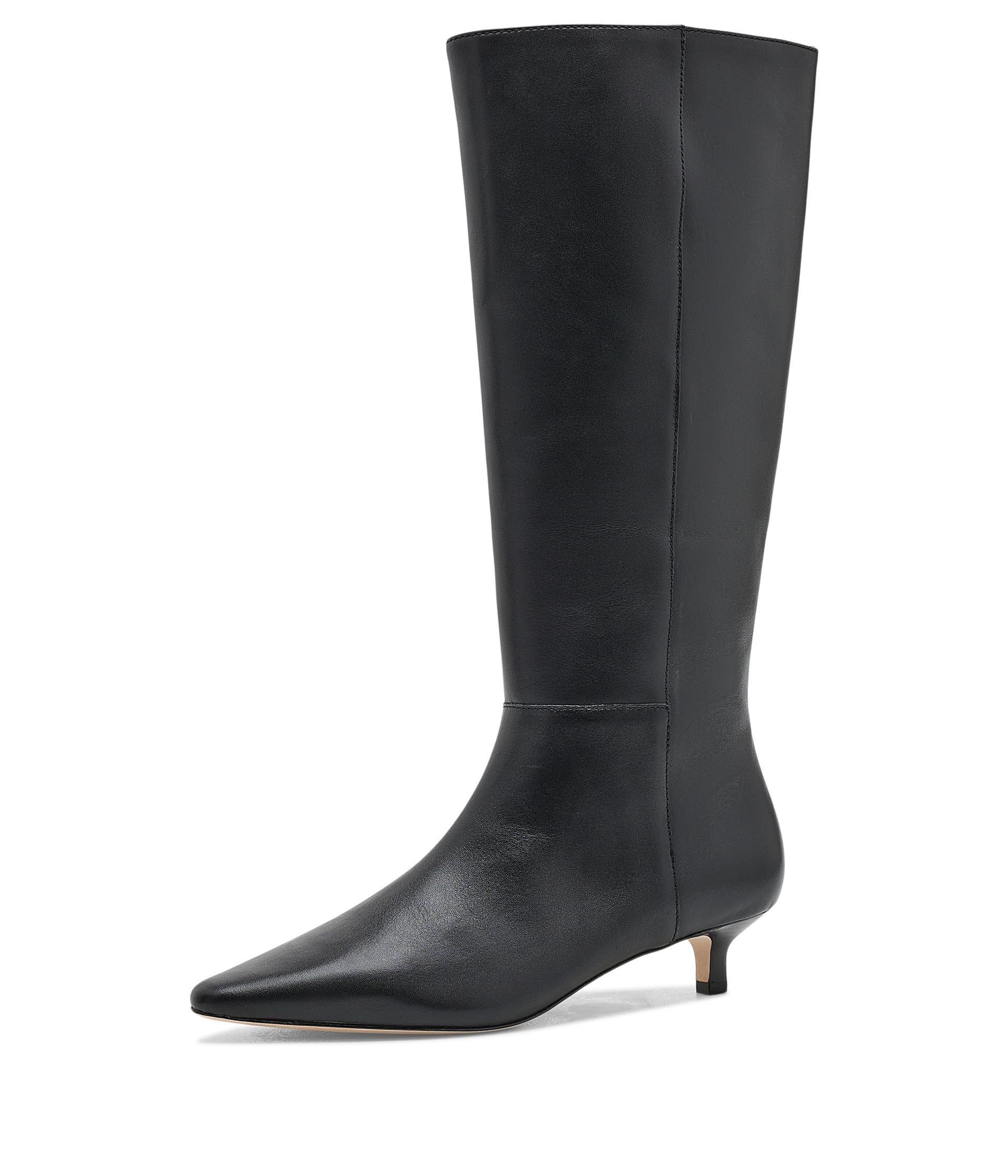 Francesca Calfskin Tall Boot Heels