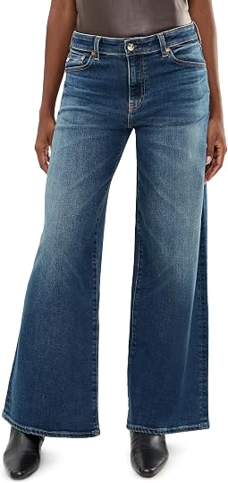 Saige Wide Leg Mid-Rise Fit
