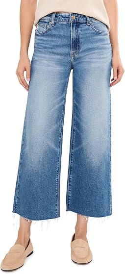 Saige Wide Leg Crop Mid-Rise Fit Jeans