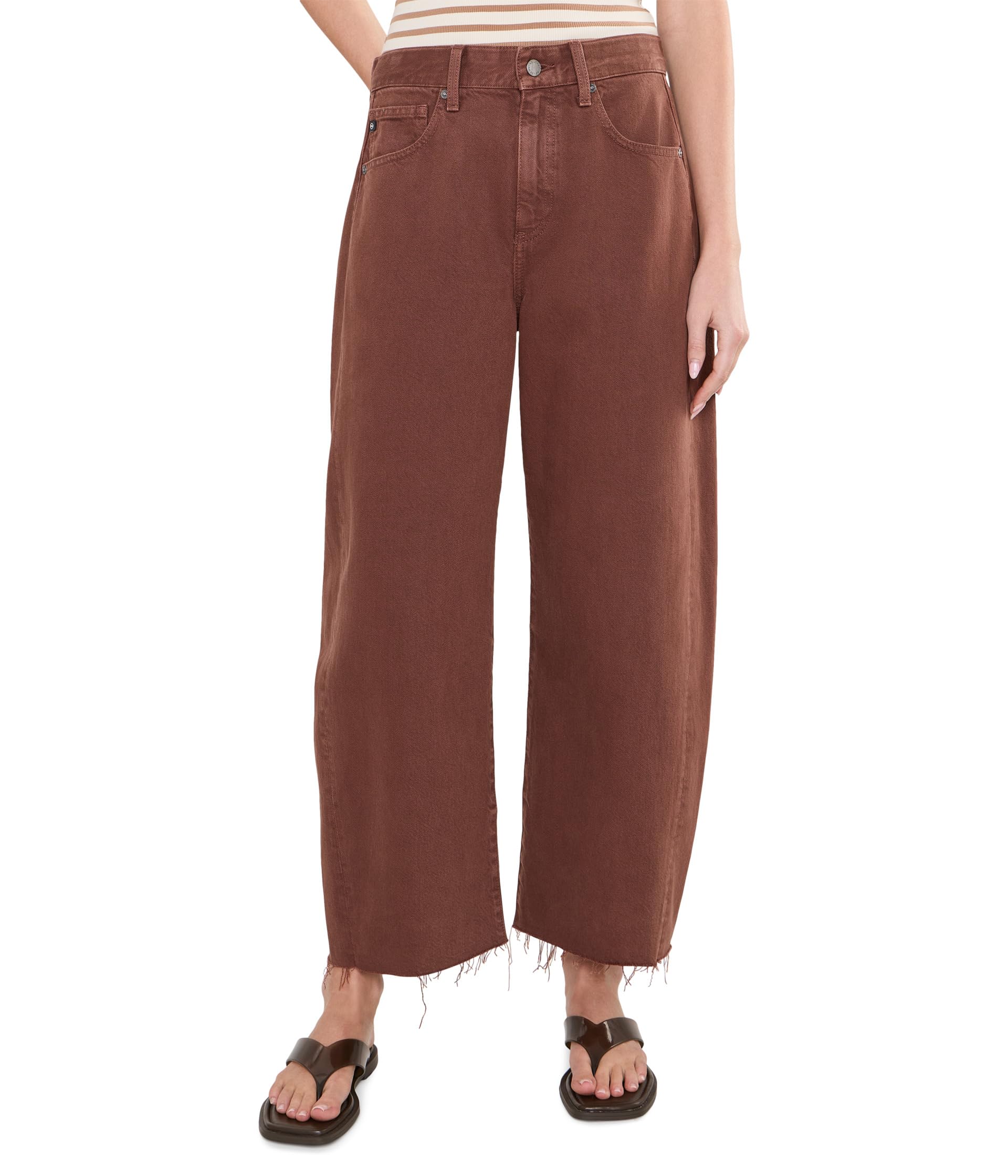 Hattie Crop High-Rise Barrel