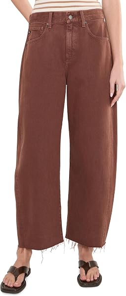 Джинсы Hattie Crop High-Rise Barrel