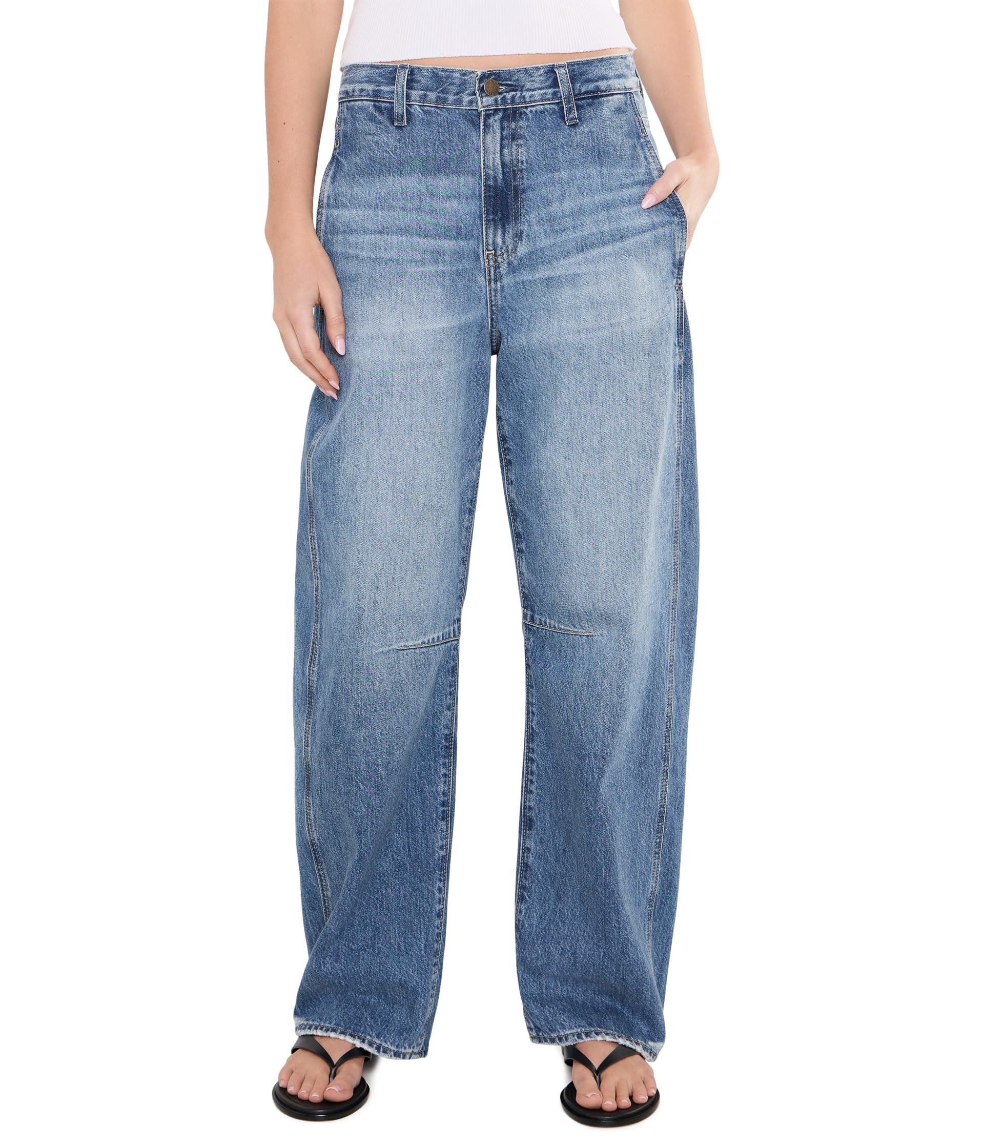 Mercer High-Rise Barrel Jeans