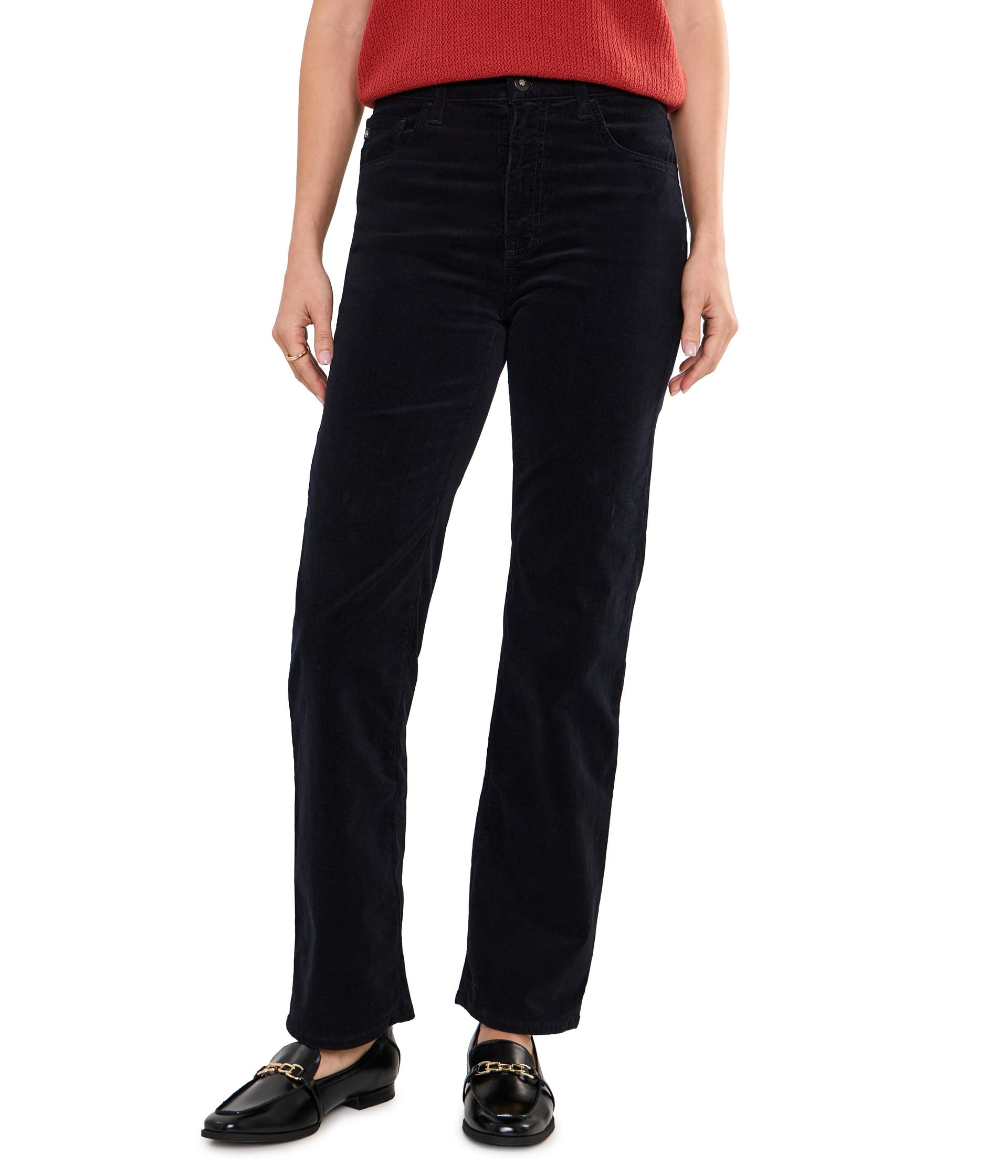 Brinley Mid-Rise Straight Corduroy Pants