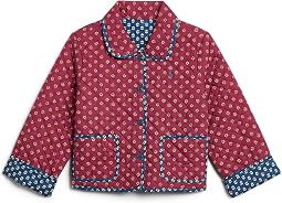 Floral Quilted Reversible Poplin Jacket (Toddler/Little Kid)