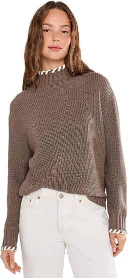 Turtle Neck with Whip Stitch