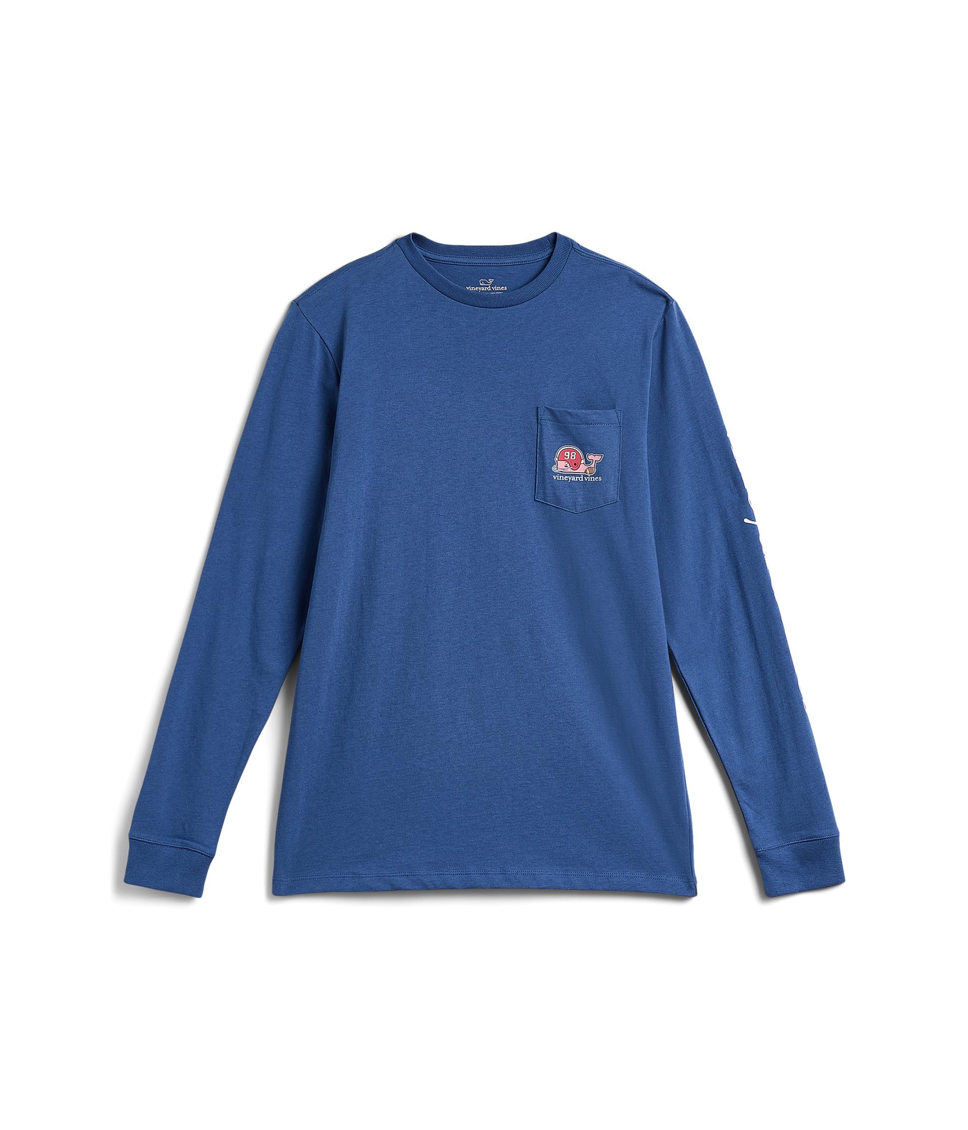 Football Character Whale Long Sleeve Tee (Toddler/Little Kid/Big Kid)