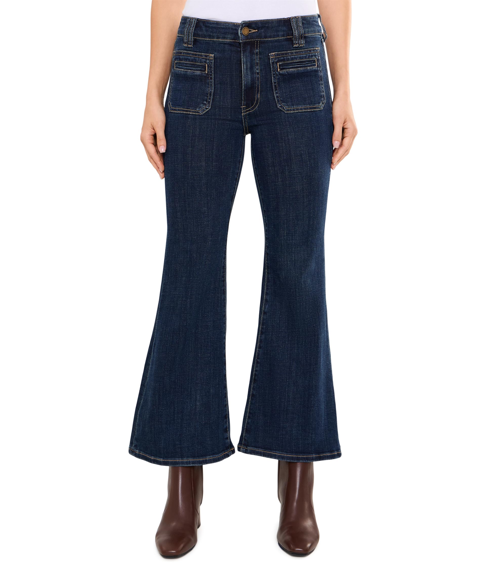 Mid-Rise Hannah Flare with Vintage Back Pockets
