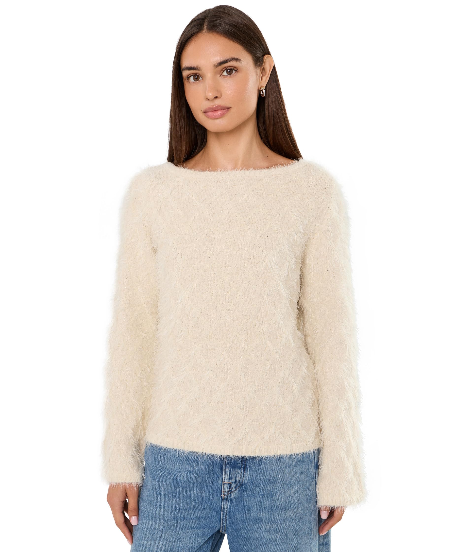 Long Sleeve Boatneck Sweater