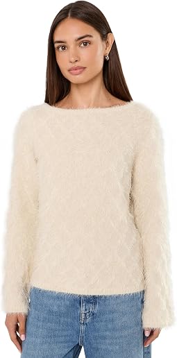 Long Sleeve Boatneck Sweater