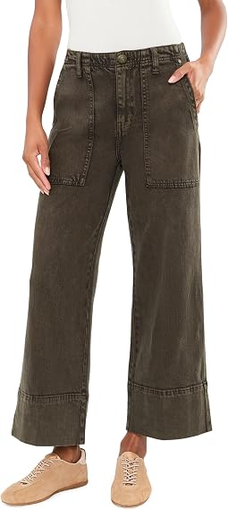Брюки с завышенной талией Utility Relaxed Straight Leg