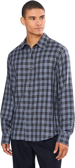 Мужская рубашка с длинным рукавом в клетку Allen Plaid