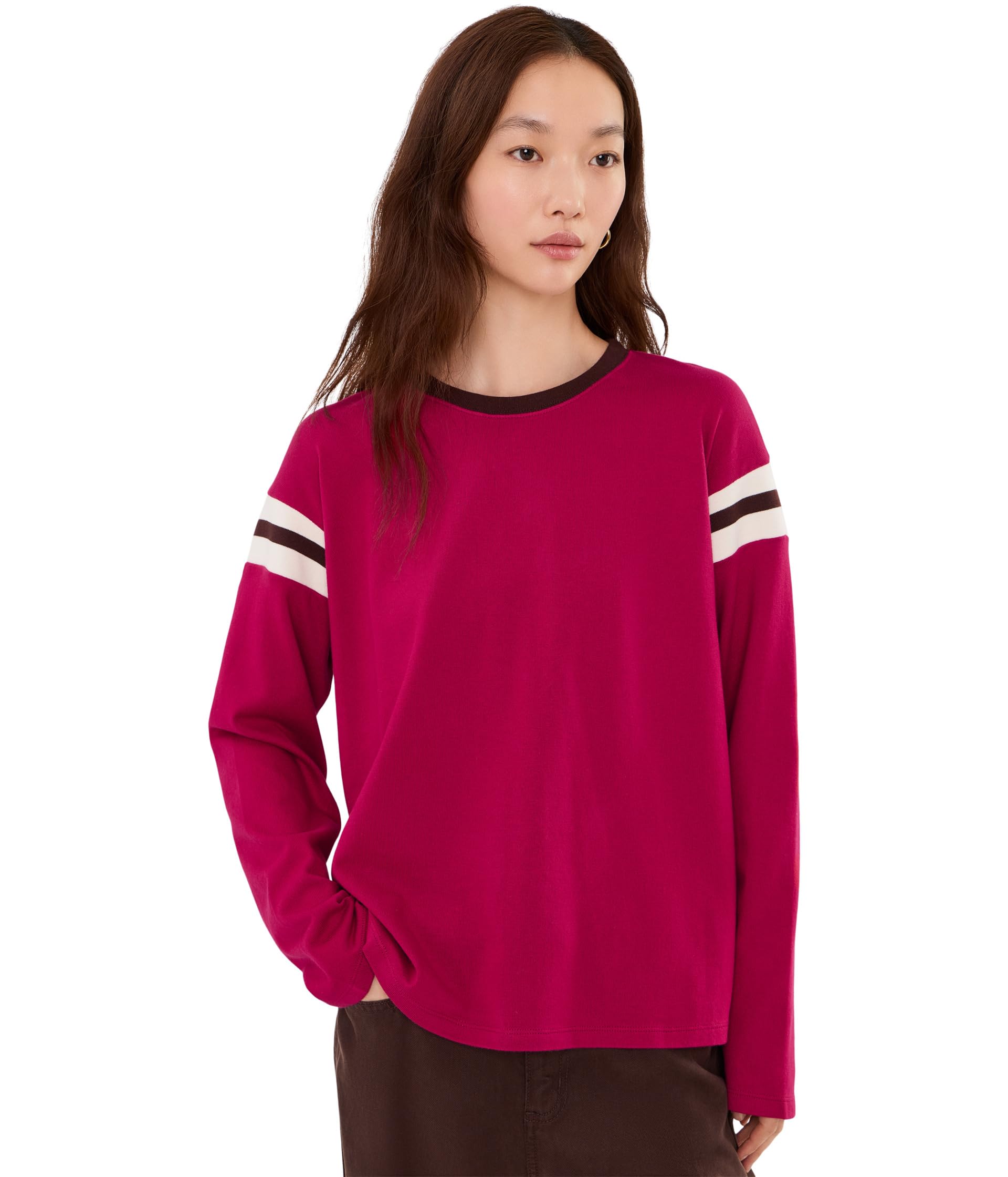 Sport Jersey Throwback Long Sleeve Tee