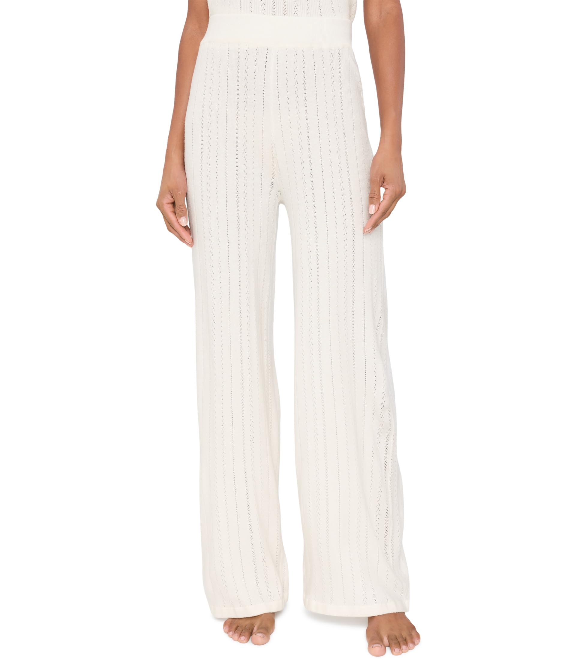 Брюки Pointelle Sweater Straight Leg Pants