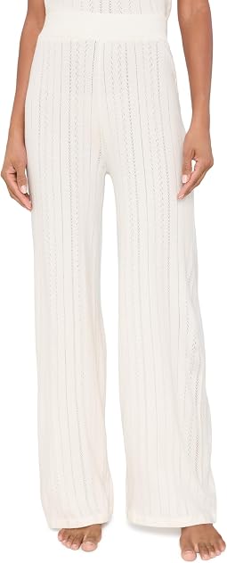 Брюки Pointelle Sweater Straight Leg Pants