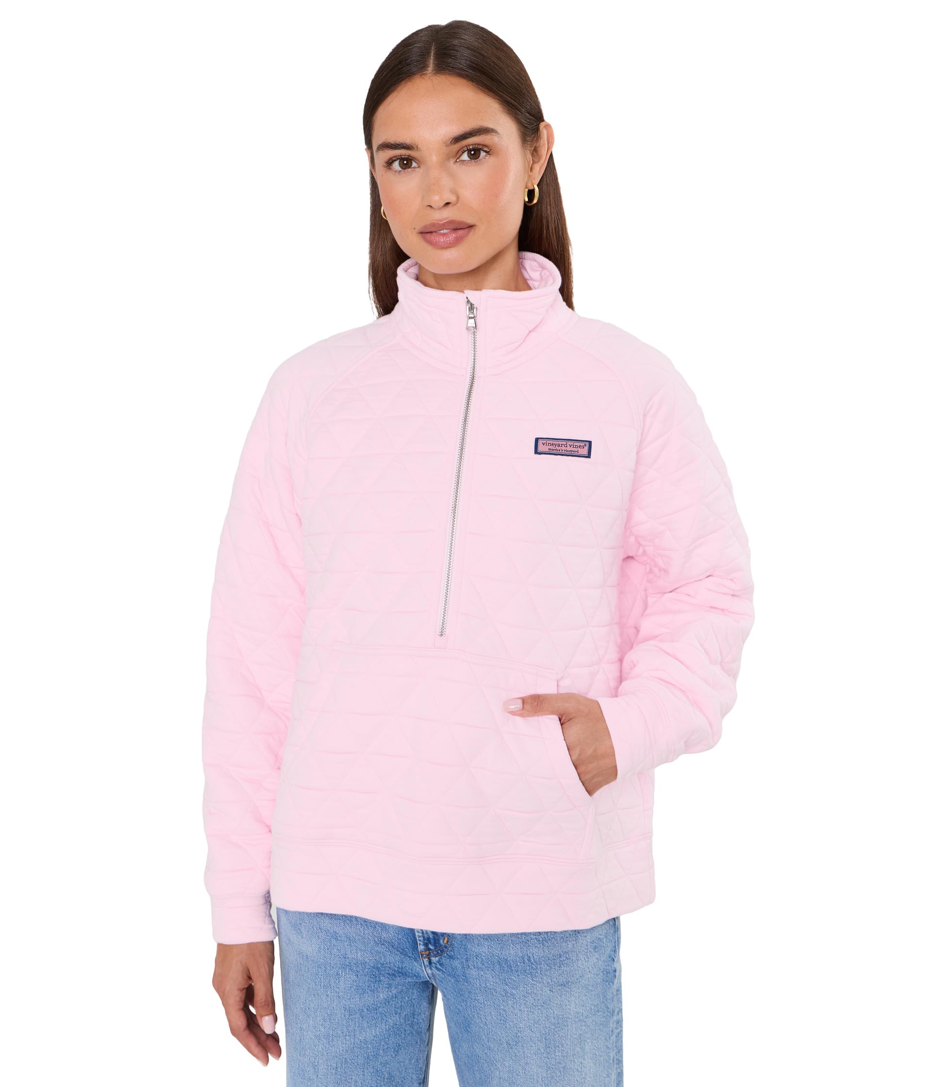 Quilted 1/2 Zip