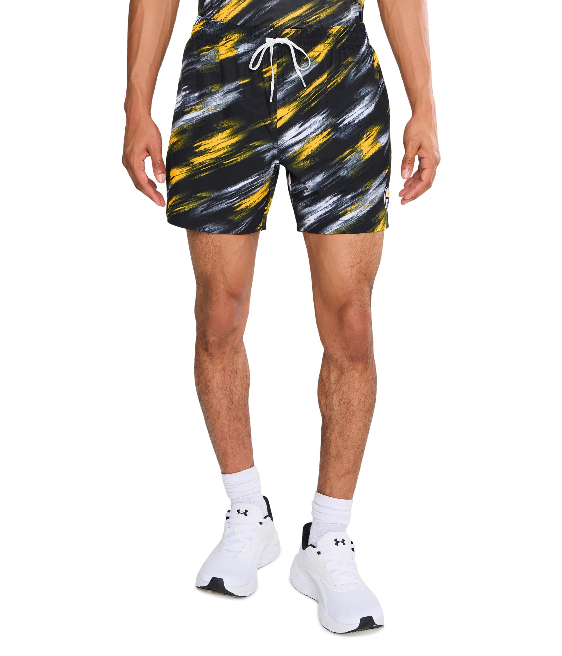 The Color Blitz Steelers 5.5" (Classic Lined Swim Trunks)