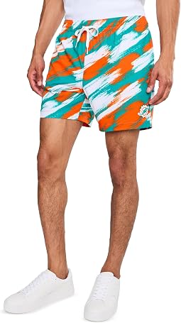 The Color Blitz Dolphins 5.5" (Classic Lined Swim Trunks)