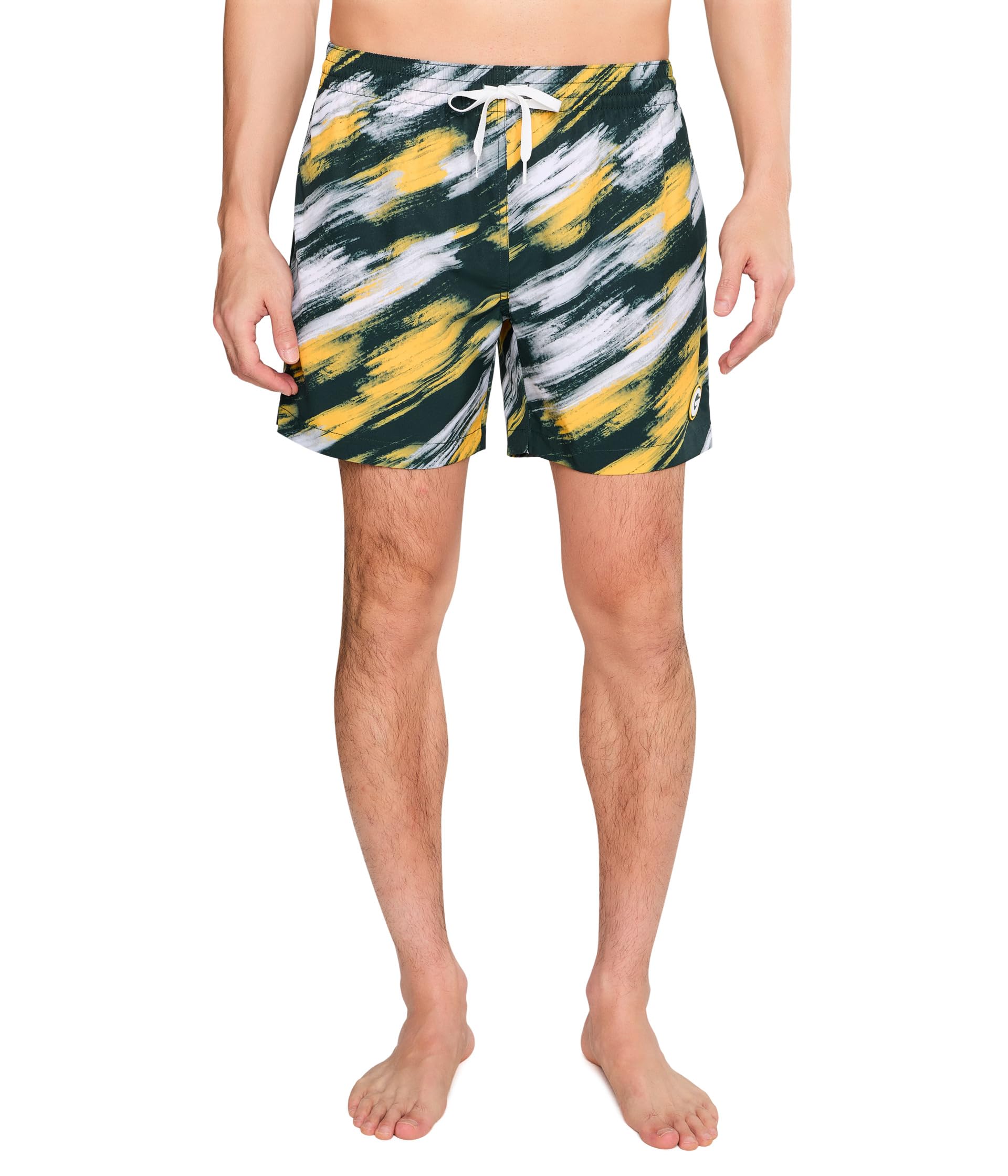 The Color Blitz Packers 5.5" (Classic Lined Swim Trunks)