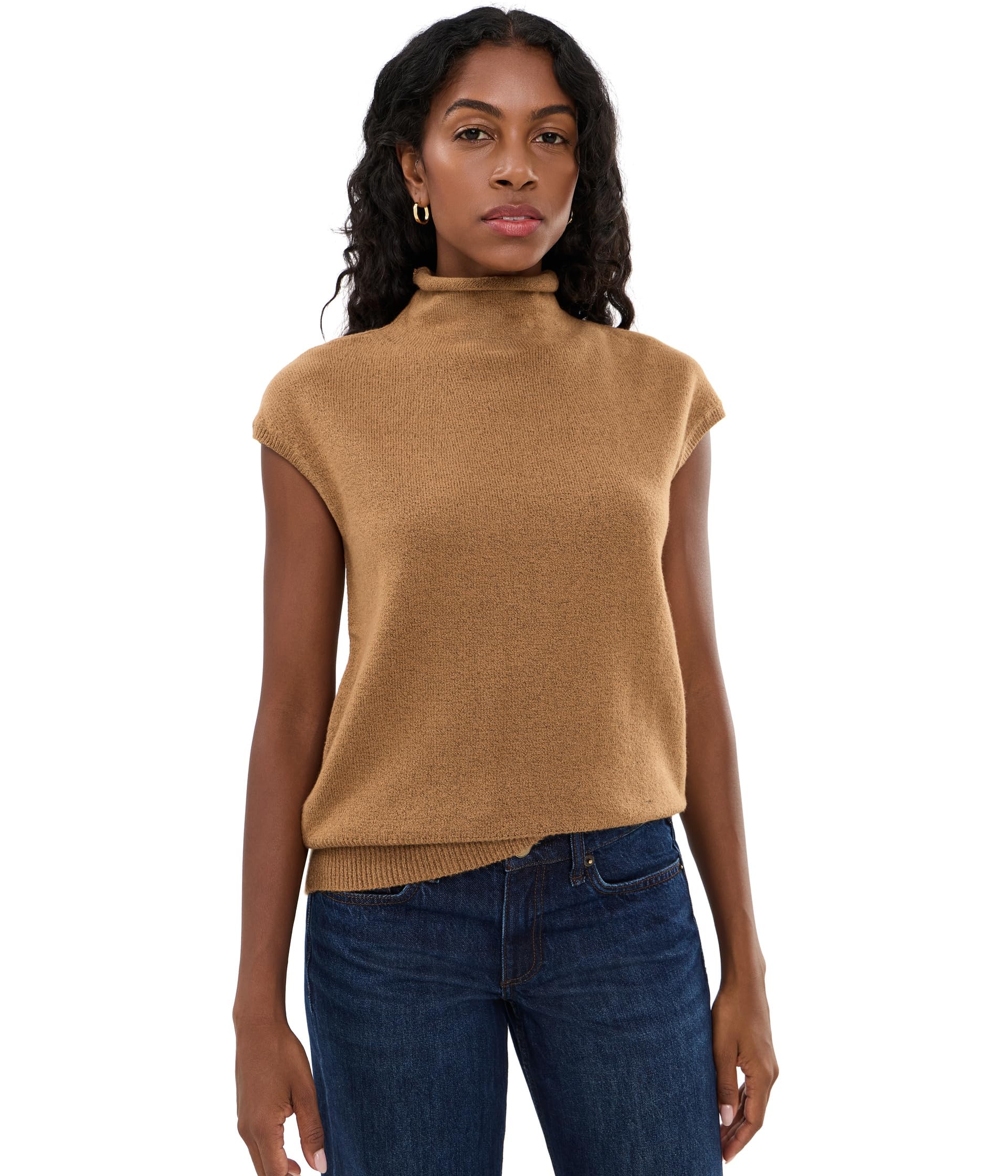 Mock Neck Sweater Shell