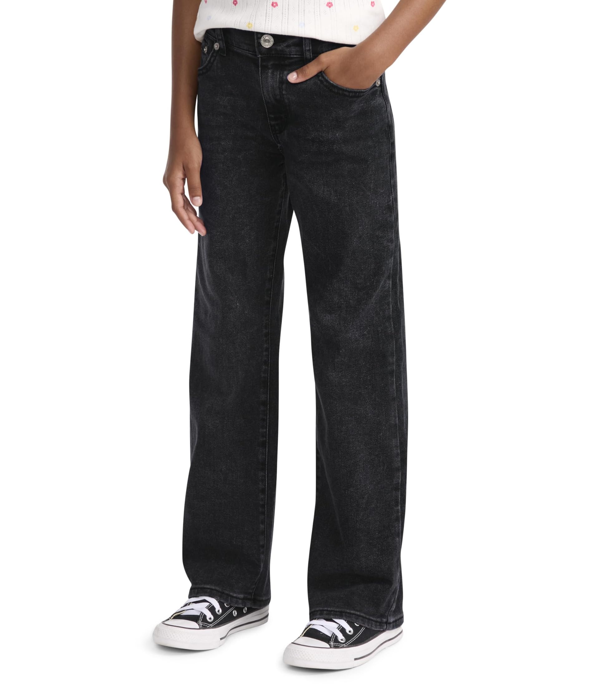 Wide Leg Jeans (Little Kid/Big Kid)