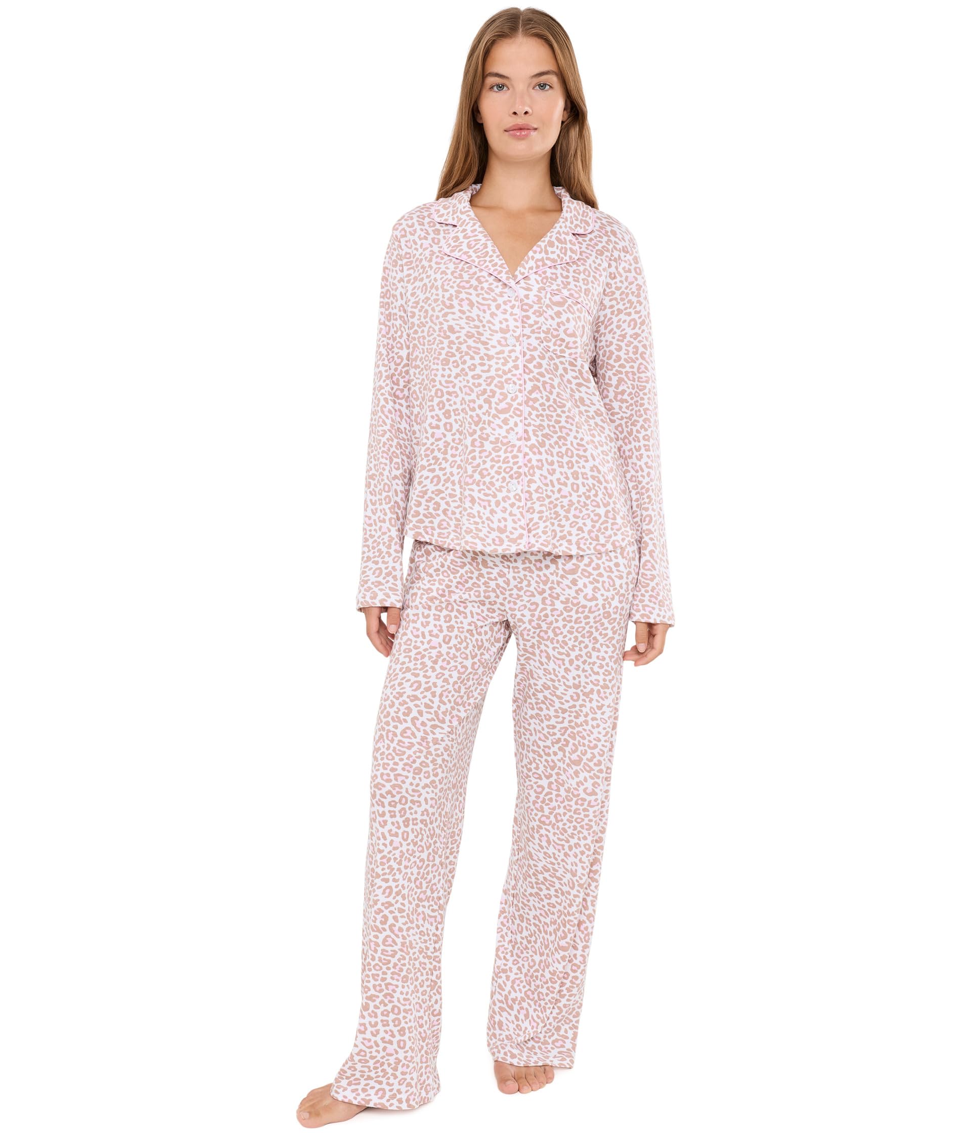 Two-Piece Long Sleeve Girlfriend Pajama Set