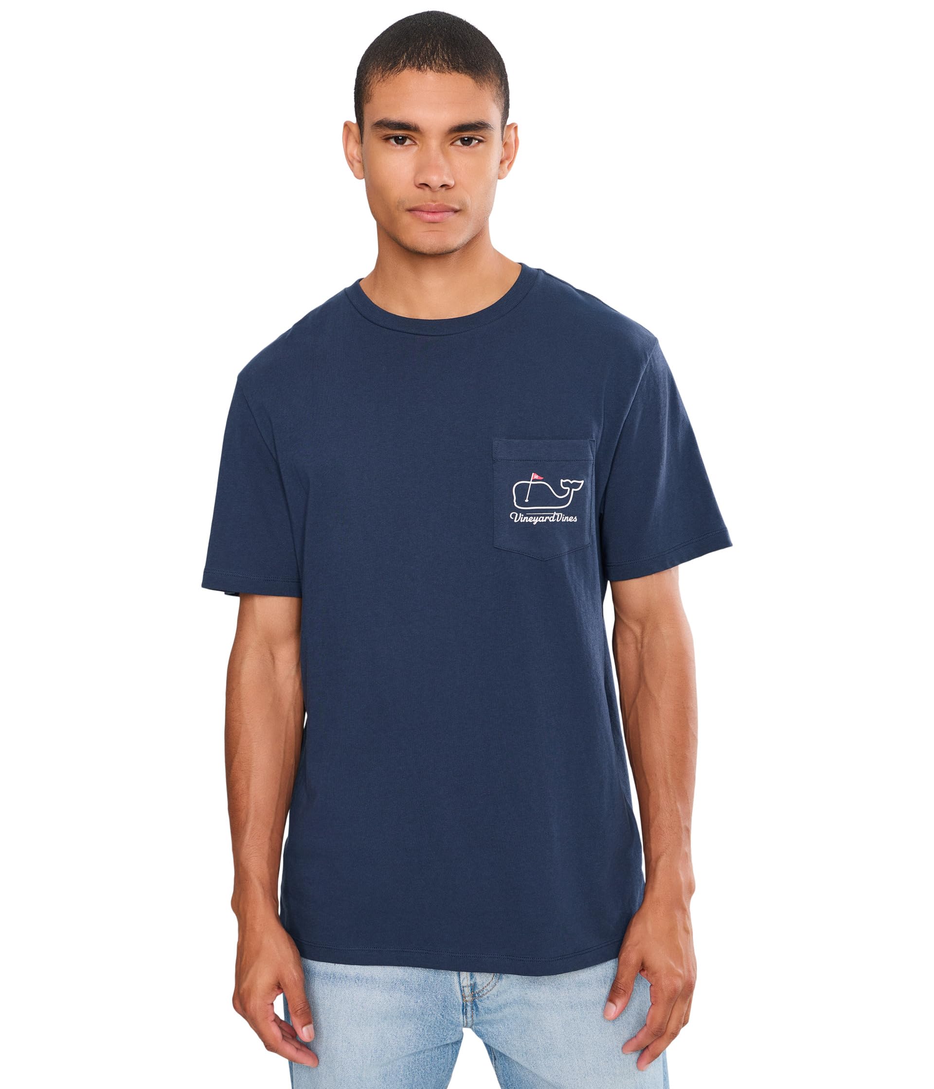 Golf Flag Whale Short-sleeve Tee