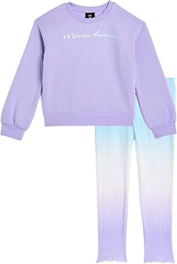 Ombre Crew Neck Set (Toddler/Little Kid)