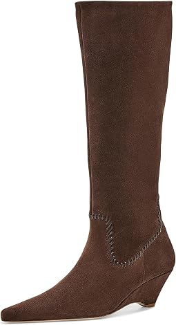Marta Curved Wedge Boots