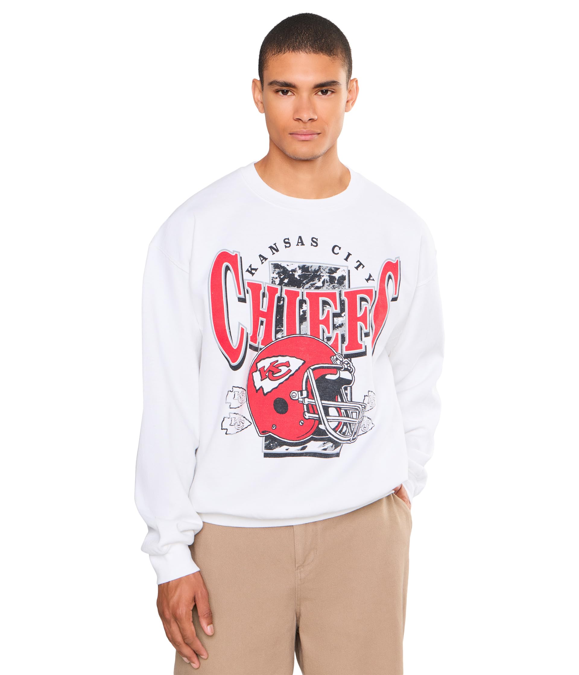 Флисовый свитшот NFL Kansas City Chiefs Conversion Crew