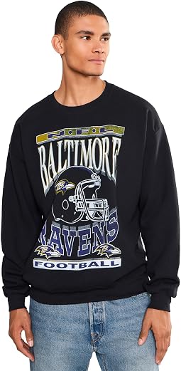 NFL Baltimore Ravens Helmet Crew Fleece