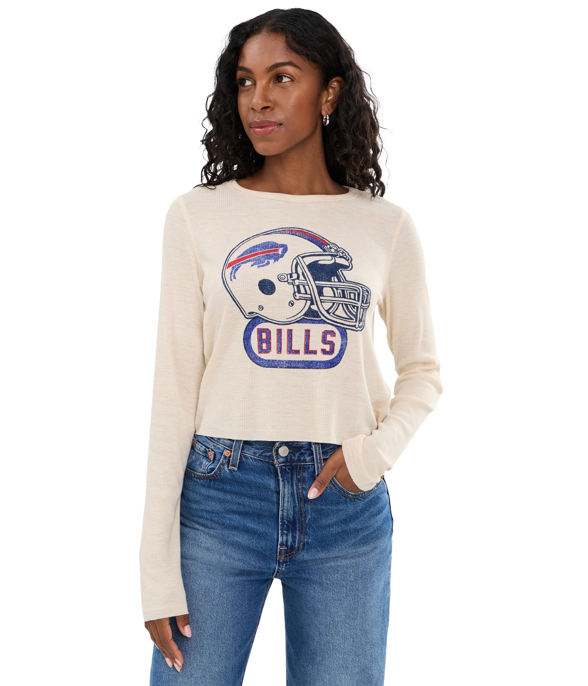 Термофутболка с укороченным низом NFL Buffalo Bills Helmet Crop