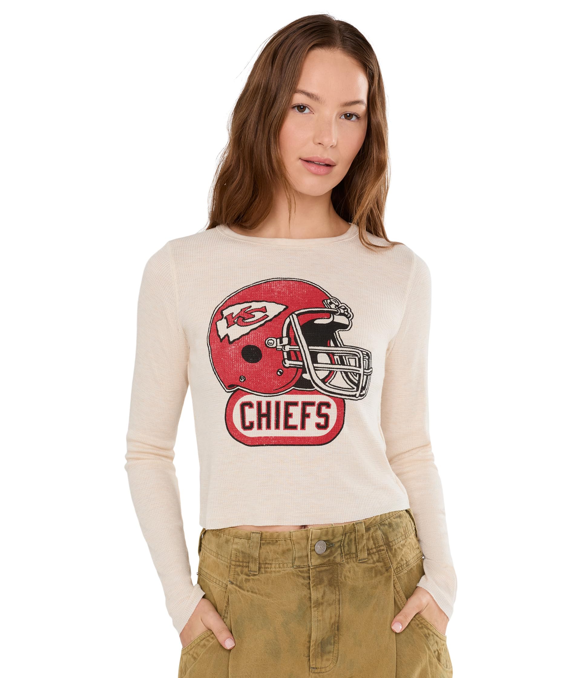 Термофутболка NFL Kansas City Chiefs Helmet Crop