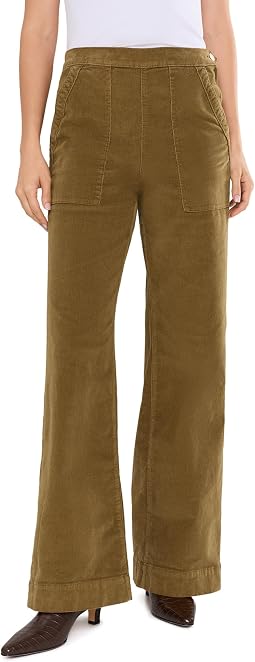 The Corduroy Side Zip Wide Leg