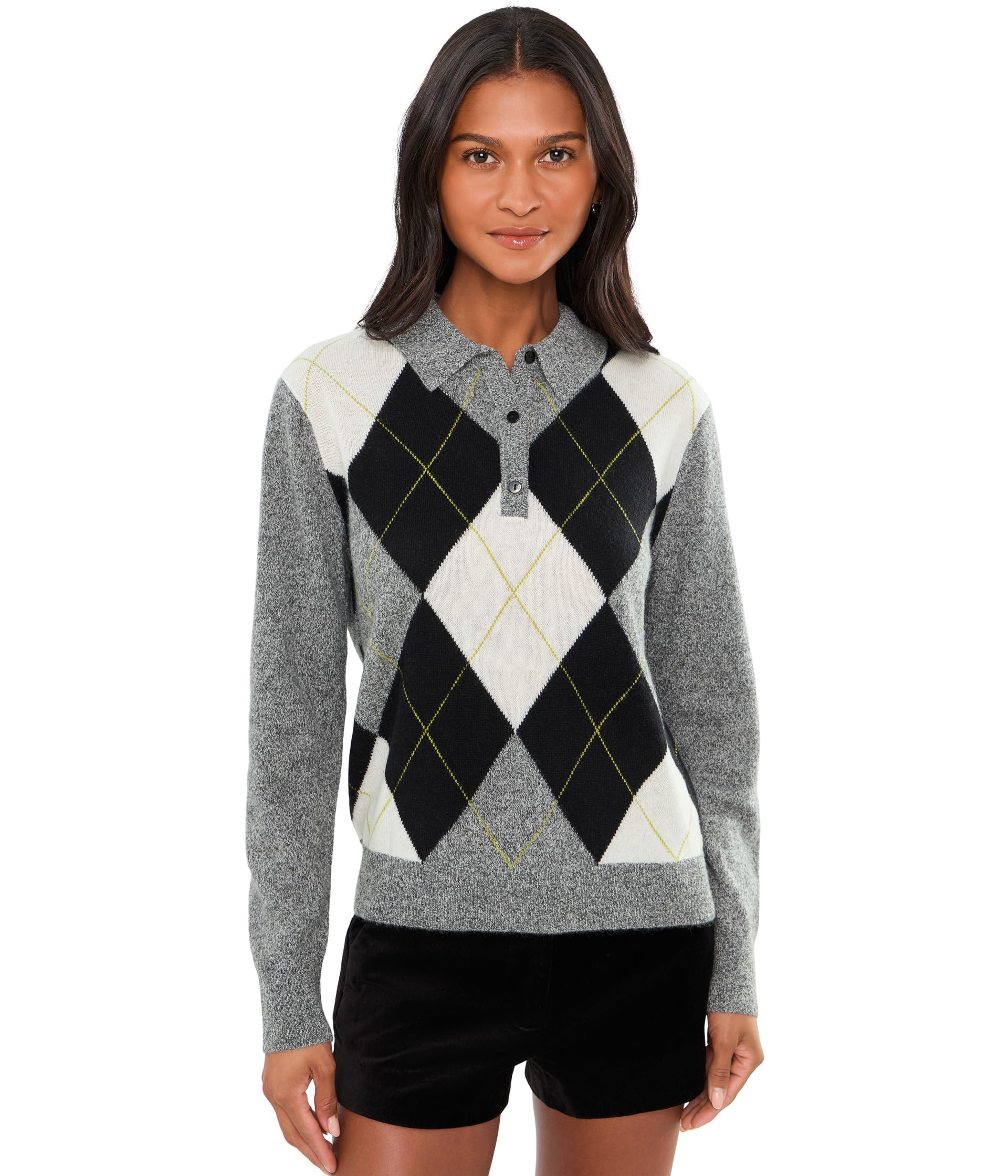 The Long Sleeve Cashmere Polo