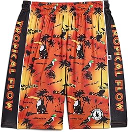 Tropical Flow Lacrosse Shorts (маленький ребенок/старший ребенок)