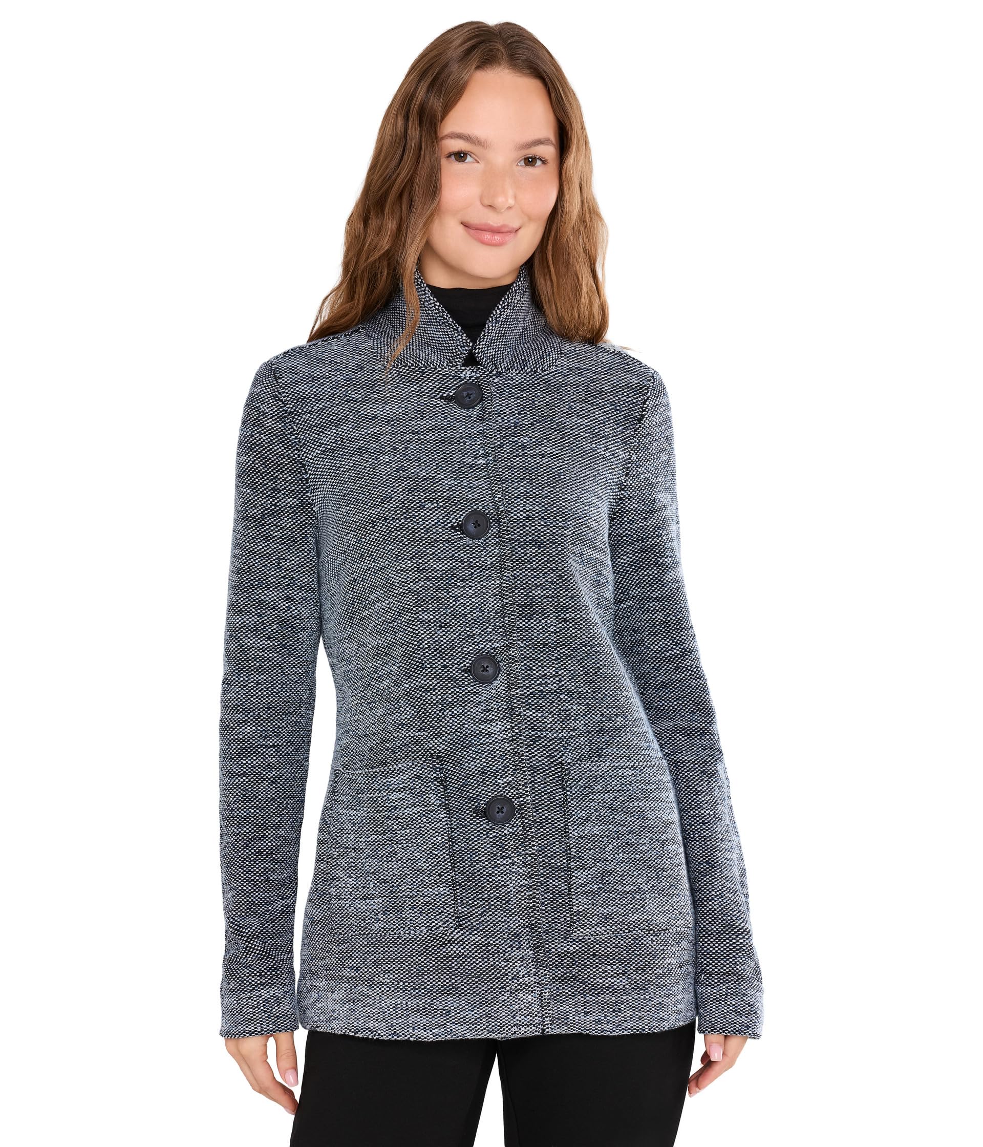 Tweed Stitch Sweater Jacket