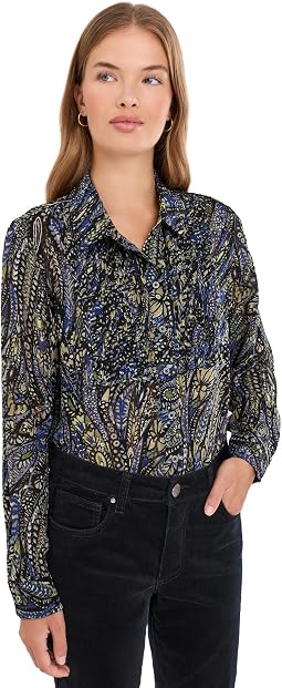 Блузка Petite Portobello Paisley из шифона с пейсли