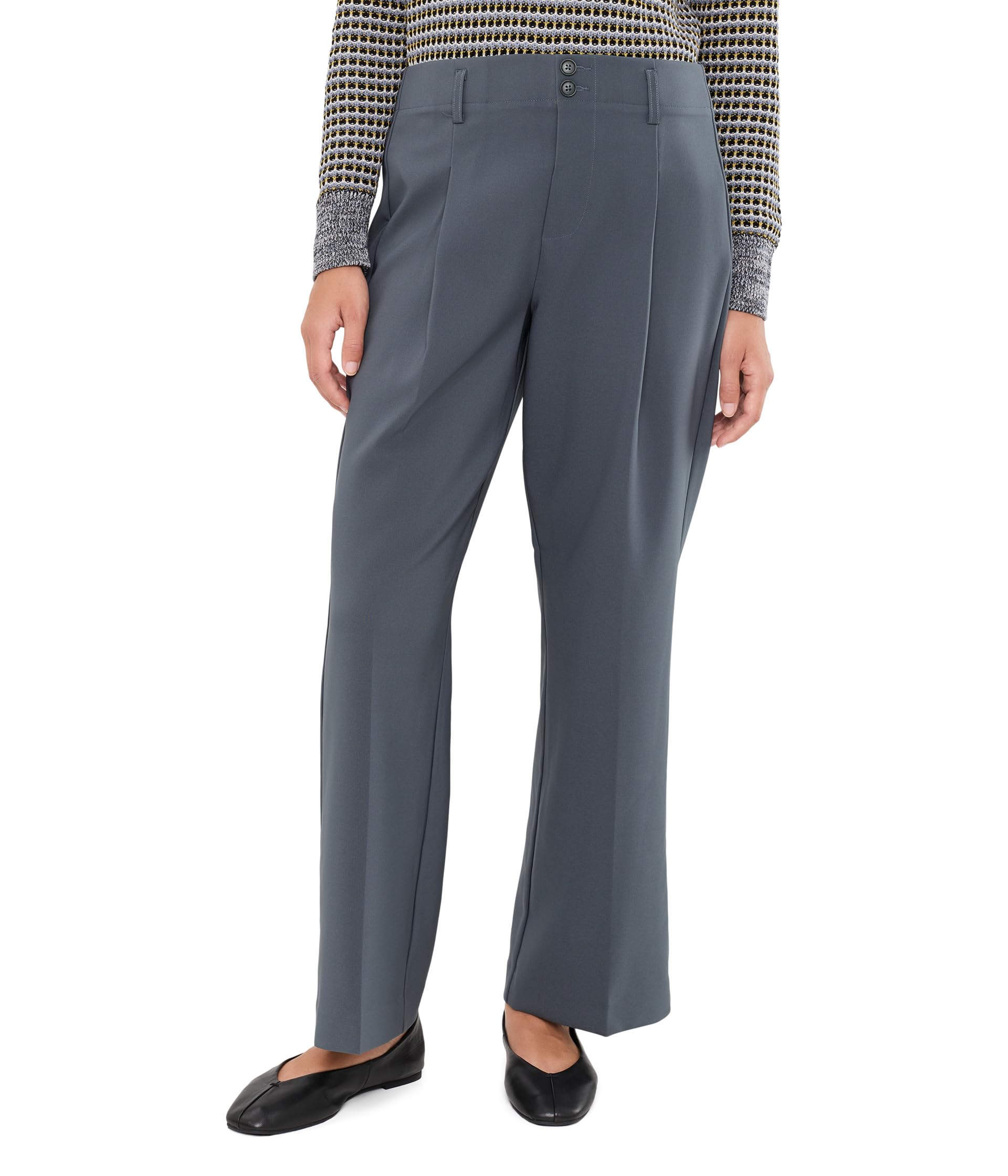 Брюки с широкими штанинами Petite Tremont Wide Leg Sleek Stretch
