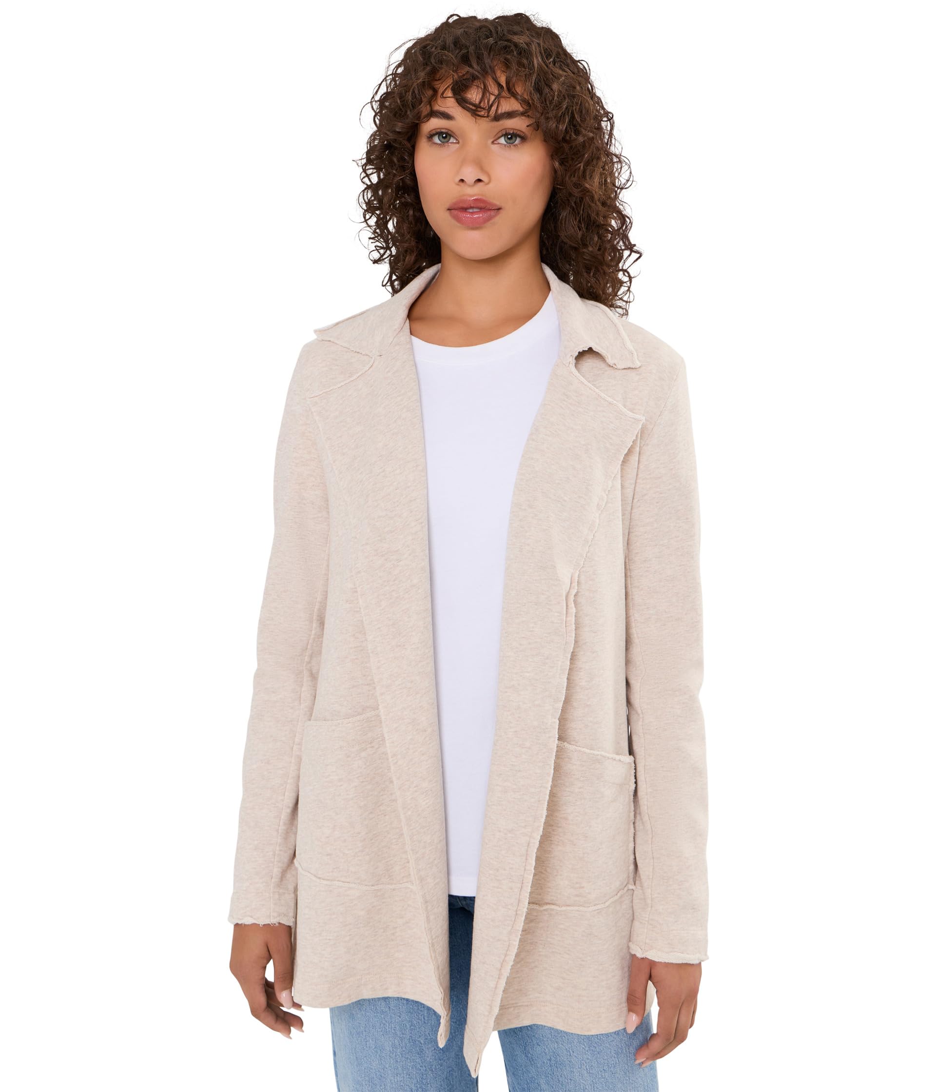 French Terry Long Daily Jacket